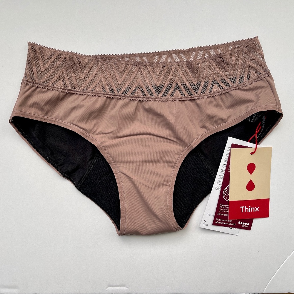 NWT size S Hiphugger Dusty Pink color Periods Menstruation High Absorption